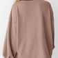 Round Neck Drop Shoulder Long Sleeve Sweatshirt