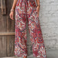 Printed Wide Leg Pants