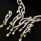 New Crystal Jewelry Zircon Jewelry Set Tassel Pendant