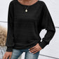 Full Size Round Neck Long Sleeve Top