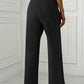 High Waist Straight Leg Pants