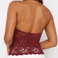 Lace Backless Halter Neck Cami