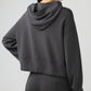 Millennia Zip Up Dropped Shouder Active Hooded