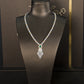 Four-piece zircon jewelry set