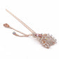 Women's hairpin glass head jewelry fashion