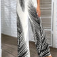 Printed Wide Leg Pants