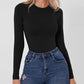 Round Neck Long Sleeve Bodysuit