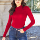 Basic Bae Full Size Mock Neck Long Sleeve Bodysuit