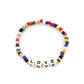 Mama Quote Beaded Stretch Bracelet