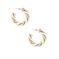 Twisted Open Circle Earring