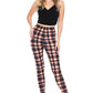 Multi Printed, High Waisted, Leggings With An Elasticized Waist Band