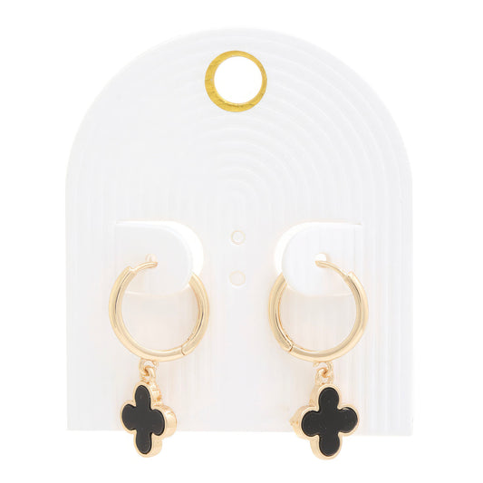 Moroccan Shape Hoop Earring