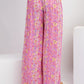 Floral Print Gauze Palazzo Pants