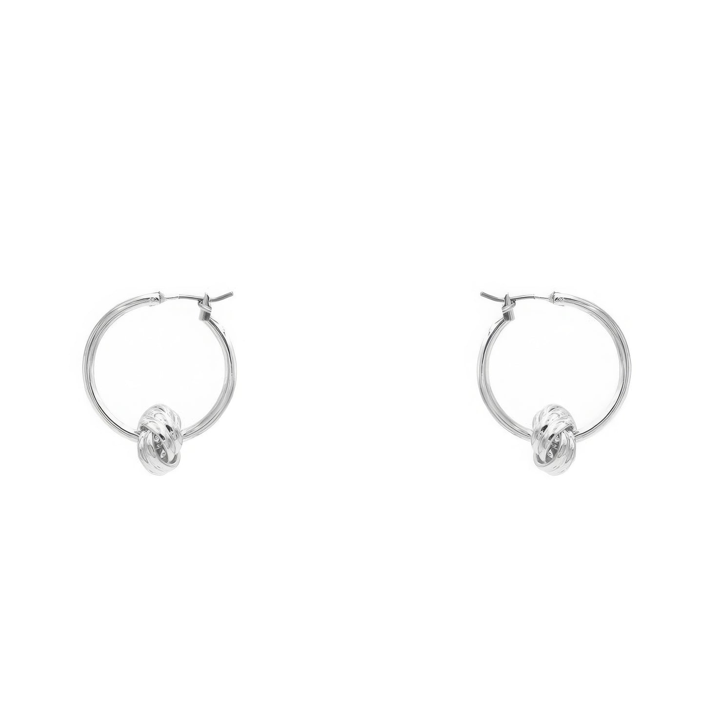 Knot Hoop Earring