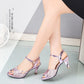 Summer High Heels Sandals Women Heeled Shoes Peep toe Fashion Brand Women Sandals Casual Lady Heels 6cm Gold Silver YX3422