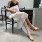 Eilyken Summer PVC Transparent Women Slipper Designer Crystal Heels Beach Sandals Square Toe Slides Shoes Large Size  43