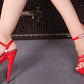 Hot! Women Summer Sandals Patent Leather Platform Sandals High-heeled Shoes 15cm  Fashion Shows Thin Heels Plus-size pumps 34-44