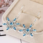 Jewelry Two Color Jeweled Earrings