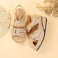 New 2024 Summer Casual Fish Mouth Sandals, Roman Style Sandals, Women Wear Velcro Casual Shoes, Beach Shoes