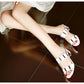 2023 women fashion spring  summer high heel sandals lady sexy comfortable sandals female cute pu leather sandals