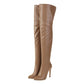 New Sexy Stiletto High Heels Over The Knee Long Boots Women Thigh High Boots Night-club Dancing Fetish Shoes Lady Big Size 45 46