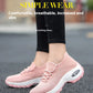 Women Casual Shoes Yellow Walk Shoes Arch Support Casual Sneakers Air Cushion Sport Running Shoes Breathable Autumn Sock Sneaker