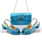 New Arrival African Shoes and Bags Sets Decorated with Rhinestone Women Shoe Size 43 Shoes for Women 2024 Designer Luxury