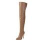 New Sexy Stiletto High Heels Over The Knee Long Boots Women Thigh High Boots Night-club Dancing Fetish Shoes Lady Big Size 45 46