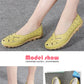 New Women Sandals Fashion Soft Sole Flat Heel Women Hollow Flat Shoes Woman Genuine Leather Shoes Female Casual 2023