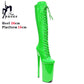 New Gothic Style Platforms Boots Knee-High Nightclub High Heels Dance Sexy Woman Shoes 26CM Lace-up Ultrahigh Heels Dropshiping