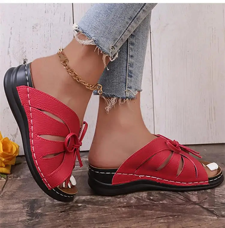 Summer Sandals Women Shoes Outdoor Sandals Ladies Slides Ladies Shoes Wedge Sandals For Women Elegant Footwear Female Slipper