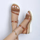 Summer Wedge Sandals  Buckle Strap Platform Rome Sandals Woman Open Toe Thick Bottom No-Slip Sandalias Mujer Plus Size 36-43