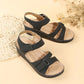 New 2024 Summer Casual Fish Mouth Sandals, Roman Style Sandals, Women Wear Velcro Casual Shoes, Beach Shoes