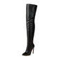 New Sexy Stiletto High Heels Over The Knee Long Boots Women Thigh High Boots Night-club Dancing Fetish Shoes Lady Big Size 45 46