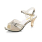 Summer High Heels Sandals Women Heeled Shoes Peep toe Fashion Brand Women Sandals Casual Lady Heels 6cm Gold Silver YX3422