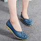 New Women Sandals Fashion Soft Sole Flat Heel Women Hollow Flat Shoes Woman Genuine Leather Shoes Female Casual 2023