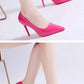 Plus Size Women Shoes Pointed Toe Pumps Patent Leather Dress High Heels Shoes Wedding Heeled Shoes Zapatos Mujer Women's Pumps