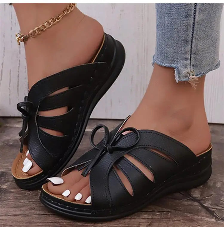 Summer Sandals Women Shoes Outdoor Sandals Ladies Slides Ladies Shoes Wedge Sandals For Women Elegant Footwear Female Slipper