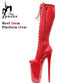 New Gothic Style Platforms Boots Knee-High Nightclub High Heels Dance Sexy Woman Shoes 26CM Lace-up Ultrahigh Heels Dropshiping