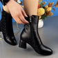 Brand Women Boots Chunky Chelsea High Boots Women 2024 New High Heels Shoes designer Sexy Women Ankle Boots Big Size botas mujer