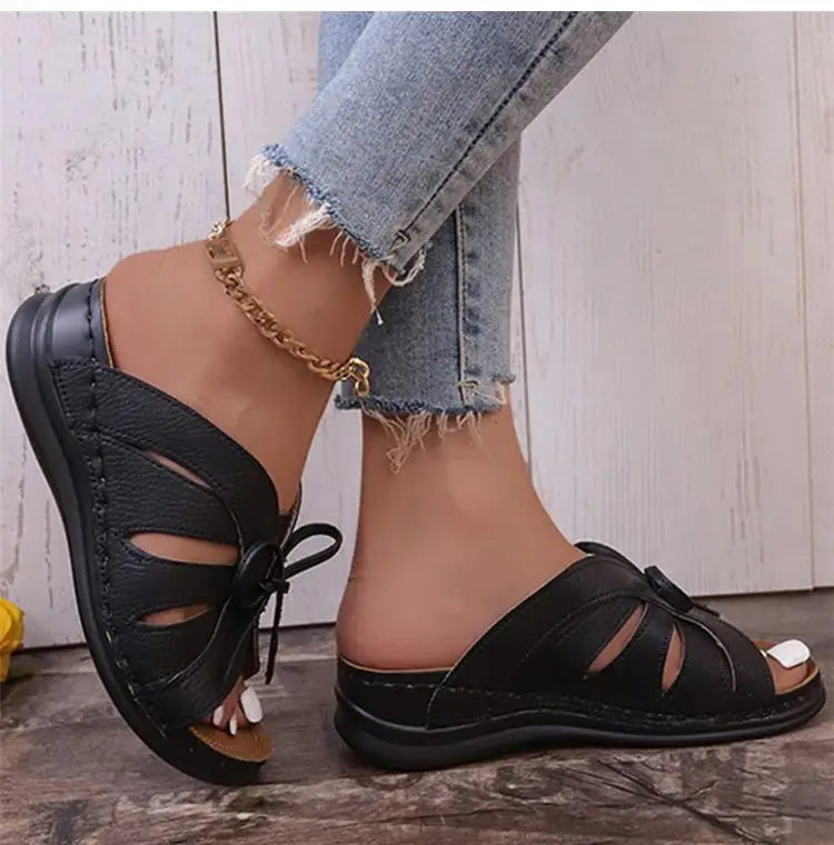 Summer Sandals Women Shoes Outdoor Sandals Ladies Slides Ladies Shoes Wedge Sandals For Women Elegant Footwear Female Slipper