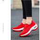 Women Casual Shoes Yellow Walk Shoes Arch Support Casual Sneakers Air Cushion Sport Running Shoes Breathable Autumn Sock Sneaker