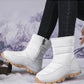 High-top Plus Velvet Women's Snow Boots Comfortable Non-slip Women Cotton Shoes Outdoor Waterproof Boots Warm Women Sports Shoes