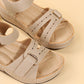 New 2024 Summer Casual Fish Mouth Sandals, Roman Style Sandals, Women Wear Velcro Casual Shoes, Beach Shoes