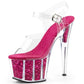 KNCOKARSummer new 15cm/ cm ultra high heel sandals and waterproof platform crystal shoes dinner princess dress shoes gold.