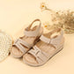 New 2024 Summer Casual Fish Mouth Sandals, Roman Style Sandals, Women Wear Velcro Casual Shoes, Beach Shoes