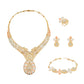 Four-piece Temperament Bridal Wedding Jewelry Set