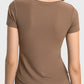 Millennia Notched Short Sleeve Active T-Shirt