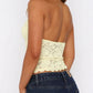 Lace Backless Halter Neck Cami