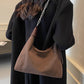 Suede Adjustable Strap Shoulder Bag